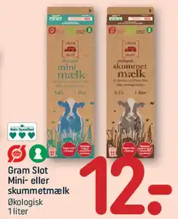 REMA 1000 Gram Slot Mini- eller skummetmælk tilbud