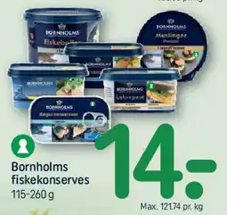 REMA 1000 Bornholms Fiskekonserves tilbud