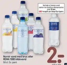 REMA 1000 Nornir vand / REMA kildevand tilbud