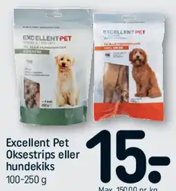REMA 1000 Excellent Pet Okse strips eller hundekiks tilbud