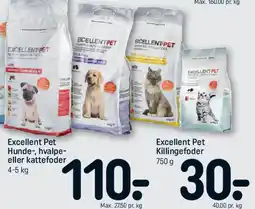 REMA 1000 Excellent Pet Hunde-, hvalpe- eller kattefoder tilbud