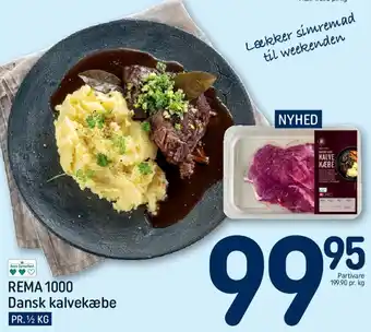 REMA 1000 Dansk kalvekæbe tilbud