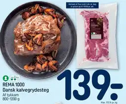 REMA 1000 Dansk kalvegrydesteg tilbud