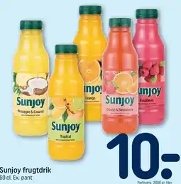 REMA 1000 Sunjoy frugtdrik tilbud
