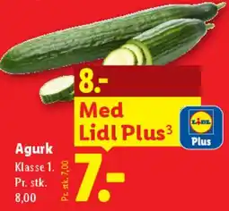 Lidl Agurk tilbud