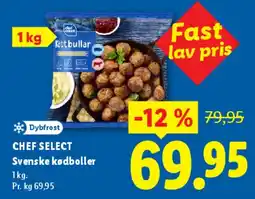 Lidl Svenske kødboller tilbud