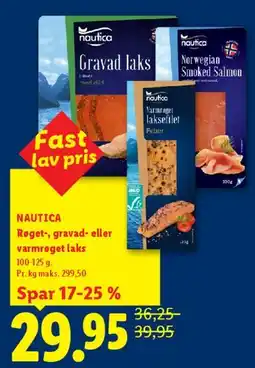 Lidl Røget-, gravad- eller varmrøget laks tilbud