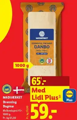 Lidl Madværket Dronning Dagmar Danbo tilbud