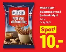 Lidl Saltstænger med jordnøddefyld (Pretzel Sticks with Peanut Filling) tilbud