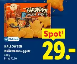 Lidl Halloween Chicken Nuggets tilbud