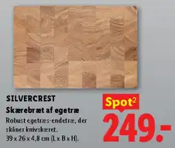 Lidl Skærebræt af egetræ tilbud