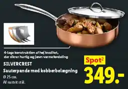 Lidl Sauterpande med kobberbelægning tilbud