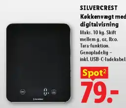 Lidl Køkkenvægt med digital visning tilbud