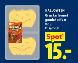 Lidl Græskarformet gouda i skiver tilbud