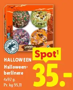Lidl Halloween-berliner tilbud