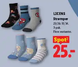 Lidl Licens strømper 3-pak tilbud