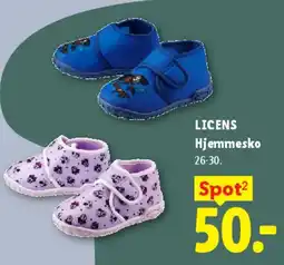 Lidl Licens hjemmesko (børne) tilbud