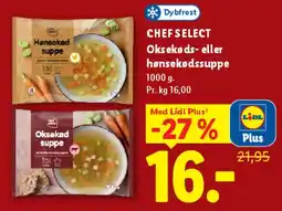 Lidl Oksekødssuppe / Hønsesuppe tilbud