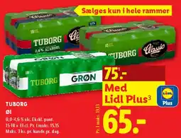 Lidl Tuborg øl tilbud