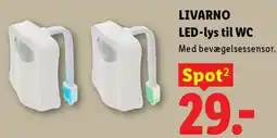 Lidl Livarno LED-lys til WC tilbud