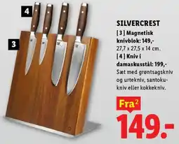 Lidl Silvercrest kniv i damaskusstål tilbud