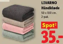 Lidl Livarono håndklæde tilbud