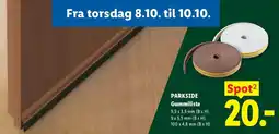 Lidl Parkside Gummiliste tilbud