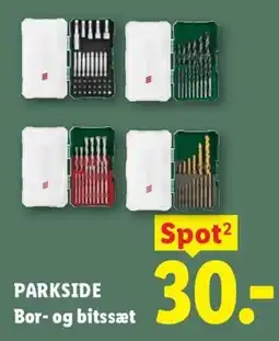 Lidl Parkside Bor- og bitssæt tilbud
