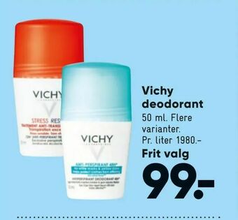 Bilka Vichy deodorant tilbud