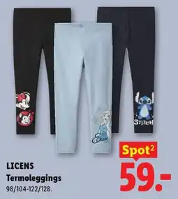 Lidl Licens Termoleggings tilbud