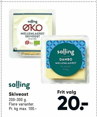 Bilka Skiveost tilbud