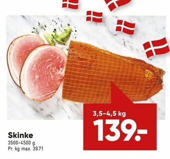 Bilka Skinke tilbud