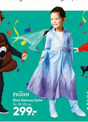 Bilka Elsa Deluxe kjole tilbud