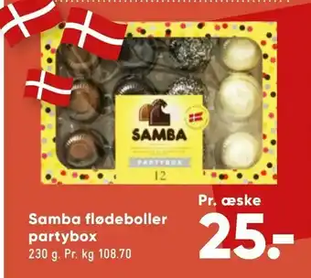 Samba flødeboller partybox
