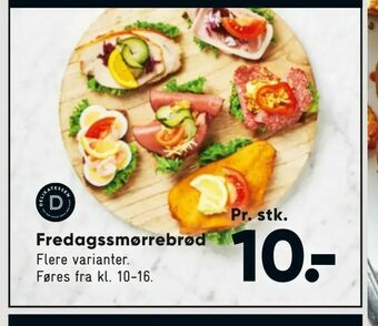 Fredags smørrebrød