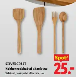 Lidl Silvercrest køkkenredskab af akacietræ tilbud