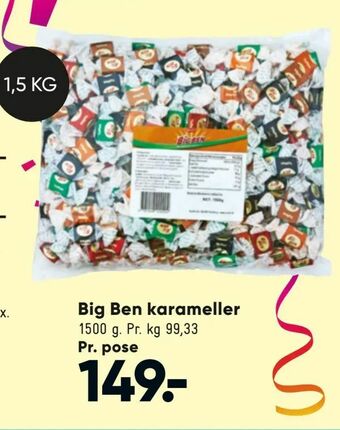 Bilka Big Ben karameller tilbud