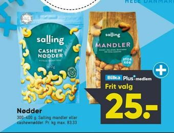 Bilka Nødder tilbud