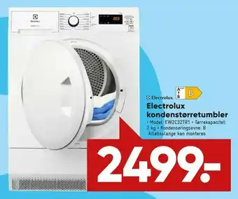 Bilka Electrolux kondenstørretumbler tilbud