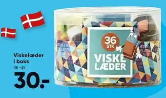 Viskelæder i boks