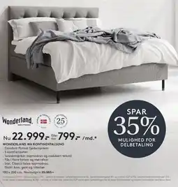 SENG Wonderland W6 Kontinentalseng tilbud