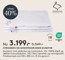 SENG HYRINDEN OG SKORSTENSEJEREN DUNDYNE tilbud