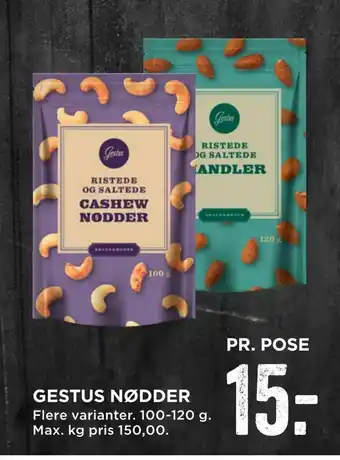 MENY Gestus nødder tilbud