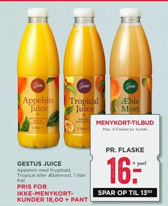 MENY Gestus juice tilbud