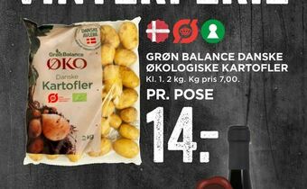 MENY Grøn balance danske økologiske kartofler tilbud