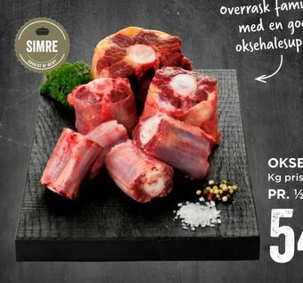 MENY Oksehaler tilbud