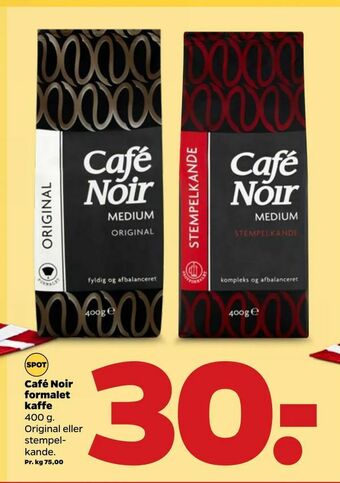 Netto Café Noir formalet kaffe tilbud