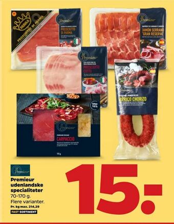 Netto Premieur udenlandske specialiteter tilbud