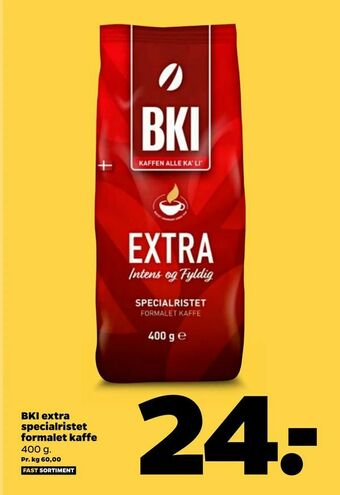 Netto BKI extra specialristet formalet kaffe tilbud