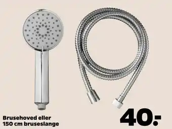 Netto Brusehoved eller 150 cm bruseslange tilbud